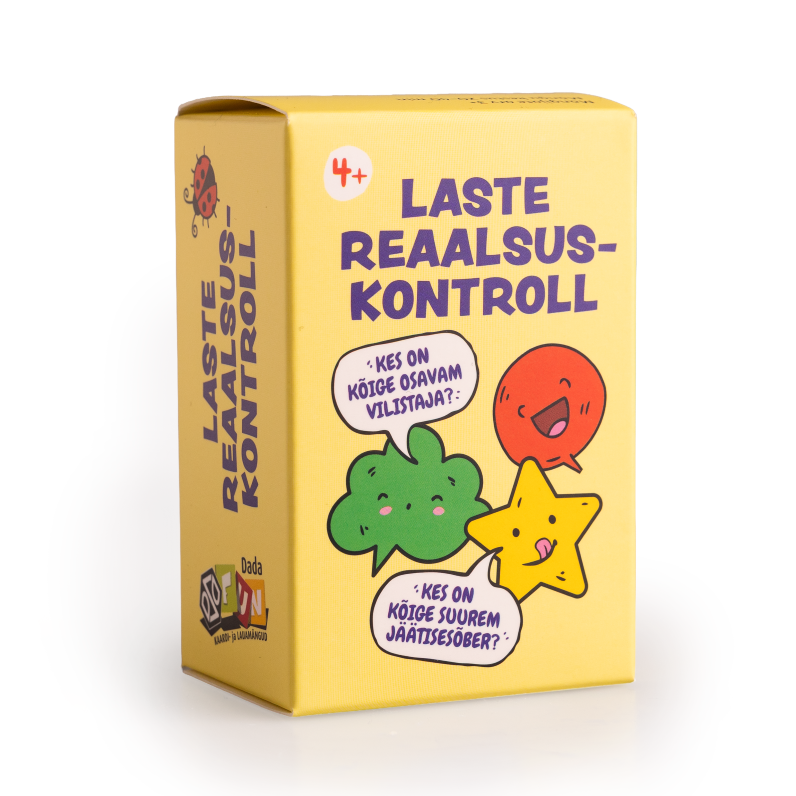 Laste reaalsuskontroll. Hea tuju mäng.